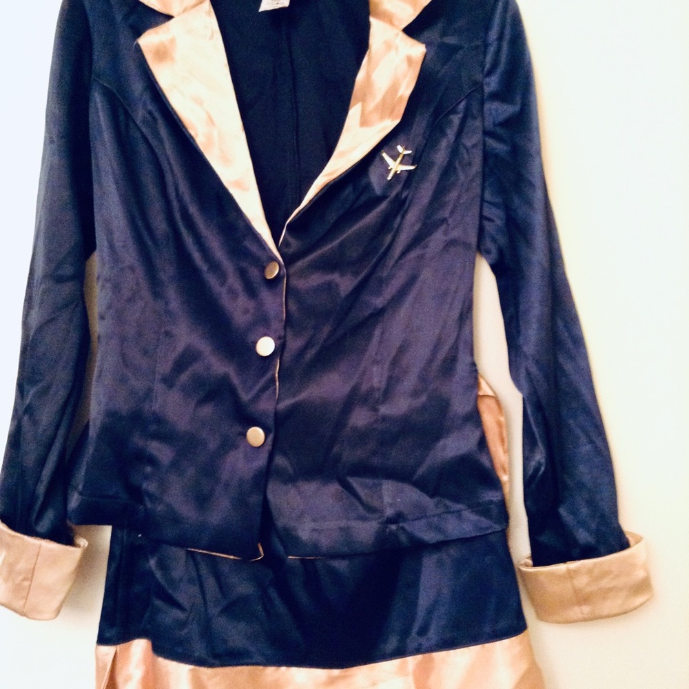 Airplane Stewardess Costume Flight Escort Cosplay